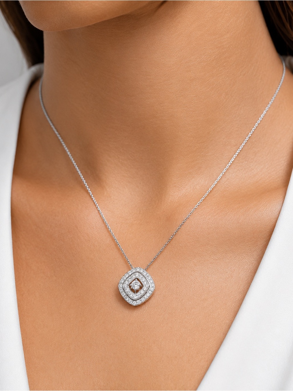 Diamond Unstoppable Love Collection Necklace.